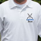 Gone Fishing Personalized Polo Shirt